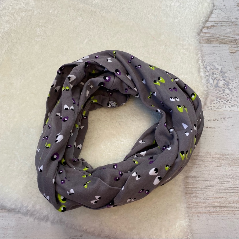 Halloween Spooky Eyes Homemade Infinity Scarf